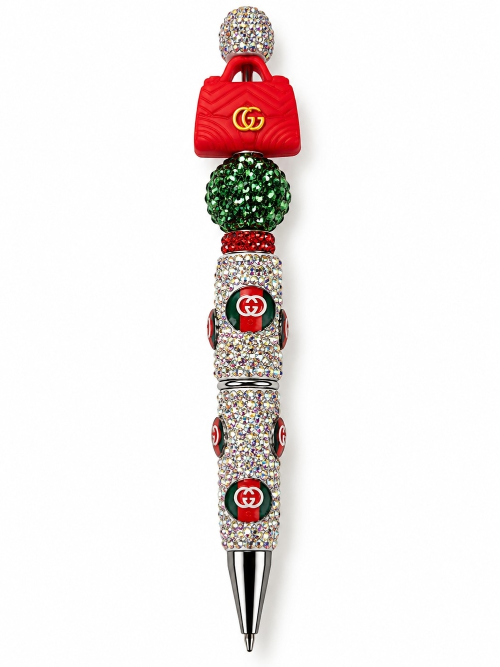 Sparkle & Style Handmade Beaded Twist Pen